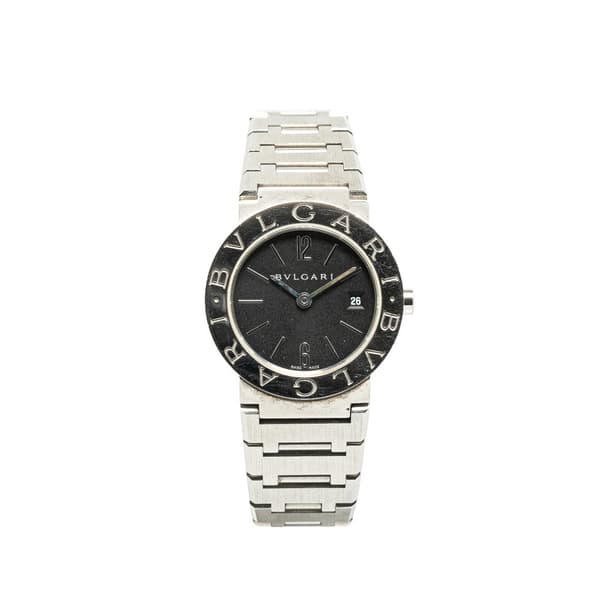 Pre-owned Bvlgari Quartz Stainless Steel Bvlgari Bvlgari Watch Silver
