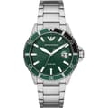 Miniatyrbild 1 av 4: Klocka - Emporio Armani - AR11338 - Boett 42 mm - Vattentäthet 100 m - Grön urtavla