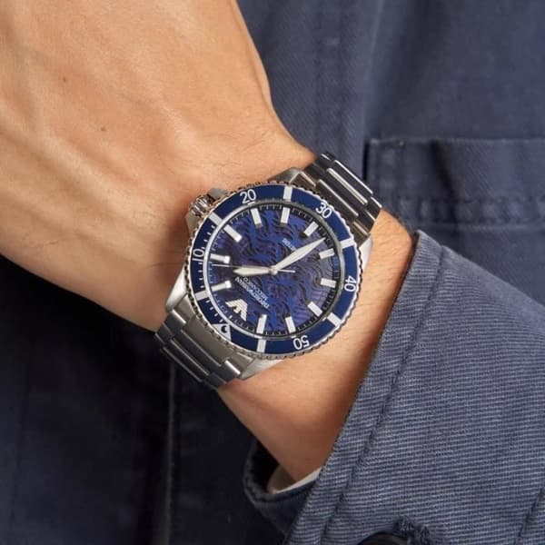 Klocka - EMPORIO ARMANI - AR60059 - Automatisk - Blå - 42MM - 10 ATM