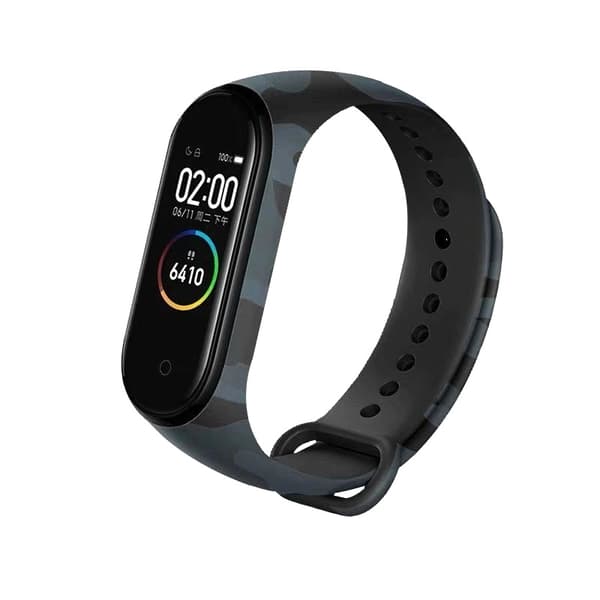 INF Camouflage Grå TPU Urrem til Xiaomi Mi Band 3/4