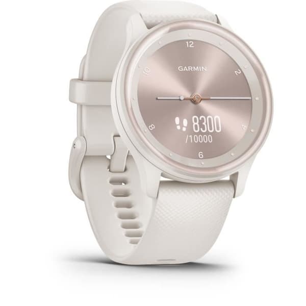 GARMIN Vivomove Sport Hands Touchscreen Smart Sports Watch - Ivory Peach Gold Elfenben