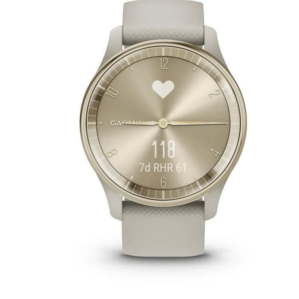 GARMIN vivomove Trend Connected klocka - Silikon - French Grey WW