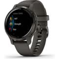 Miniatyrbild 1 av 4: GARMIN Venu 2S - GPS smartwatch - Grå - Mörkgrå rem