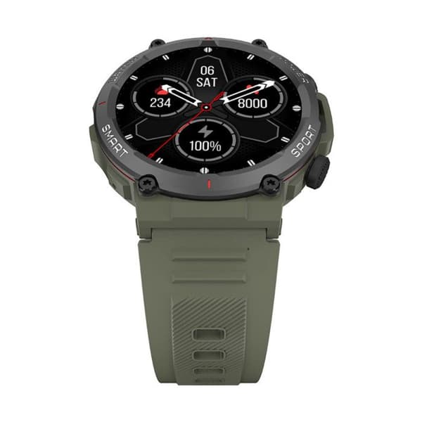 Blackview W50 Bluetooth Connected Watch för kvinnor män, Robust Smartwatch 100+ sportlägen, musikkontroll för iOS Android - Grön
