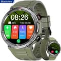 Miniatyrbild 1 av 6: Blackview W50 Bluetooth Connected Watch för kvinnor män, Robust Smartwatch 100+ sportlägen, musikkontroll för iOS Android - Grön