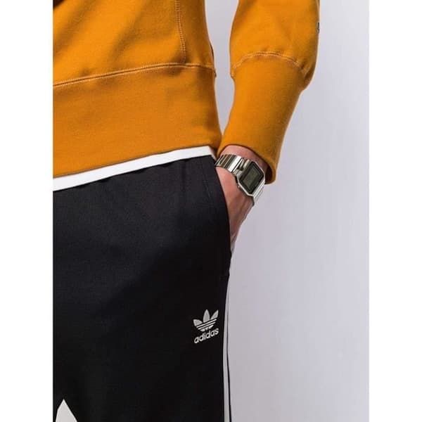 CASIO Collection A700WE-1AEF solklocka, chrono, nedräkning, larm - Grå - Dam
