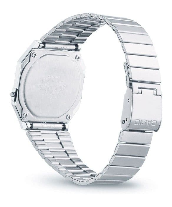 CASIO Collection A700WE-1AEF solklocka, chrono, nedräkning, larm - Grå - Dam