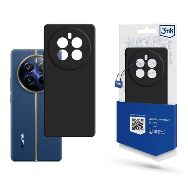 3mk Matt deksel til Realme 12 Pro/12 Pro+ - svart