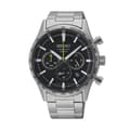 Miniatyrbild 4 av 5: Herrklocka Seiko SSB413P1 Svart Silvrig