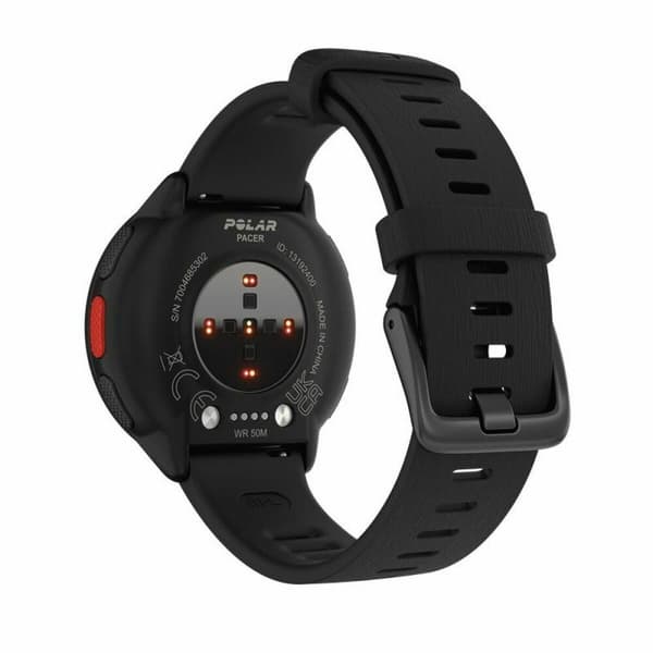 Smart Watch med skridttæller Polar Sort 1,2" Ø 45 mm