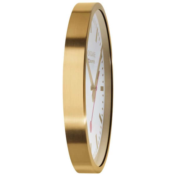 Mondaine Gold 40 Cm Klocka Vit