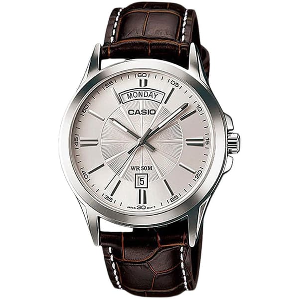 Casio Mtp-1381l-7a Kello Ruskea