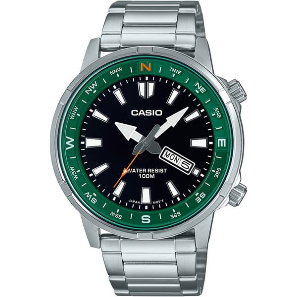 Casio Mtd-130d-1a3 Kello Hopeinen