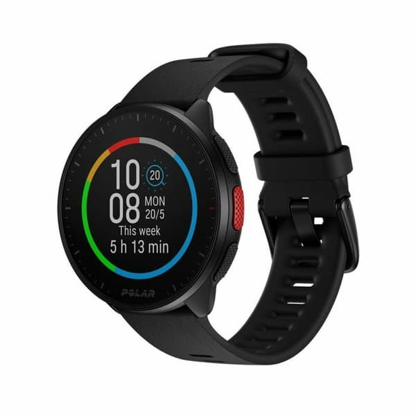 Smart Watch med skridttæller Polar Sort 1,2" Ø 45 mm