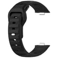Miniatyrbillede 1 af 2: Huawei Fit 3 holdbart silikonearmbånd - sort