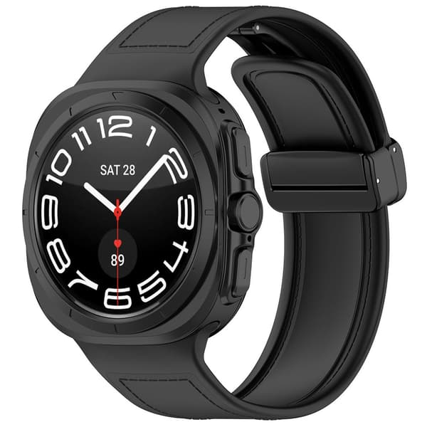 Silikonarmbånd til Samsung Galaxy Watch Ultra 47 mm - Svart