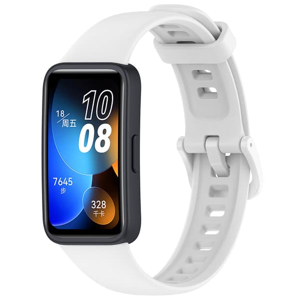 Ranneke Huawei Band 8 / Band 9:lle säädettävällä istuvuudella - Valkoinen