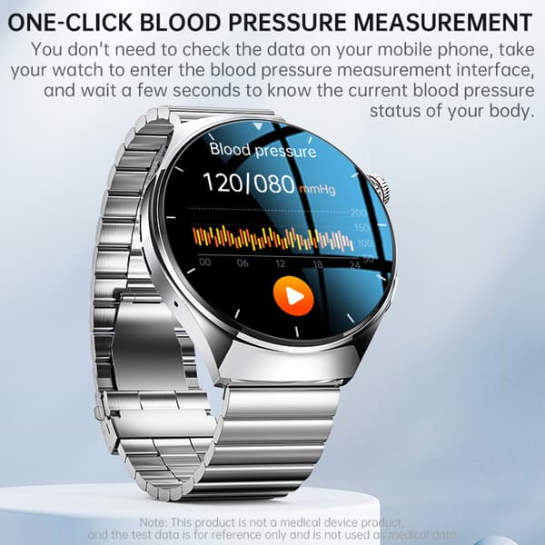 INF SmartWatch, Bluetooth-puhelut ja syke, verenpaine ja veren happi