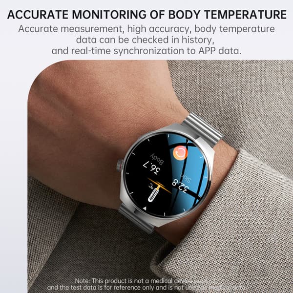 INF SmartWatch, Bluetooth-puhelut ja syke, verenpaine ja veren happi