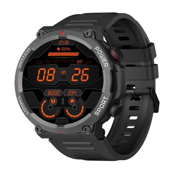 Blackview W50 (Connected Watch - 1,39'' - Integrerad mikrofon) Svart
