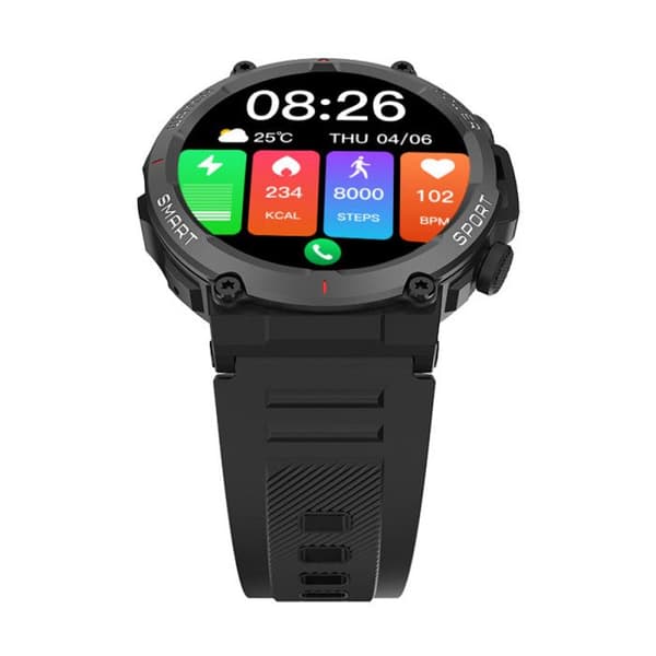 Blackview W50 (Connected Watch - 1,39'' - Integrerad mikrofon) Svart