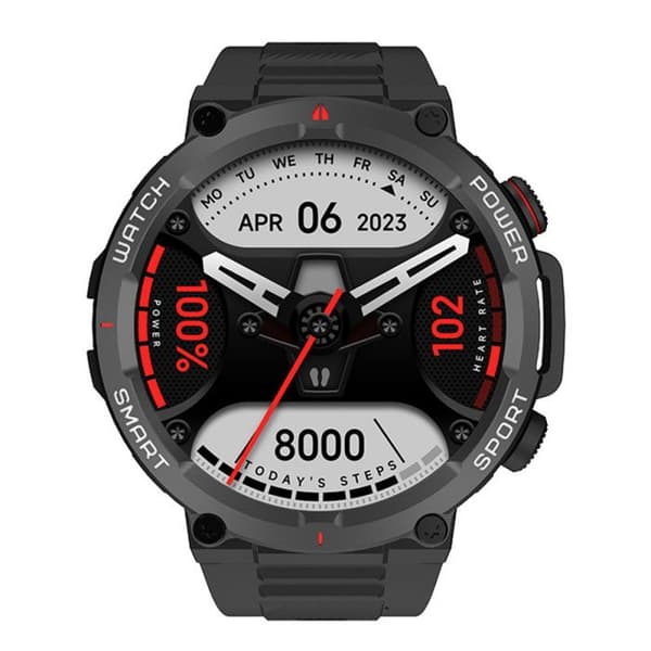 Blackview W50 (Connected Watch - 1,39'' - Integrerad mikrofon) Svart