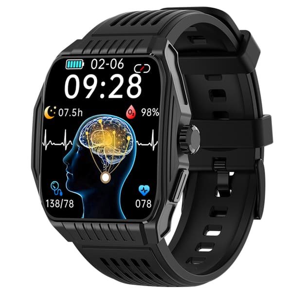 INF Smartklocka med Sömnhjälp, EKG, Bluetooth-samtal 0