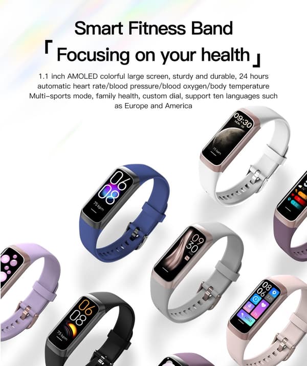 INF Smartwatch syke- ja verenpainemittarilla