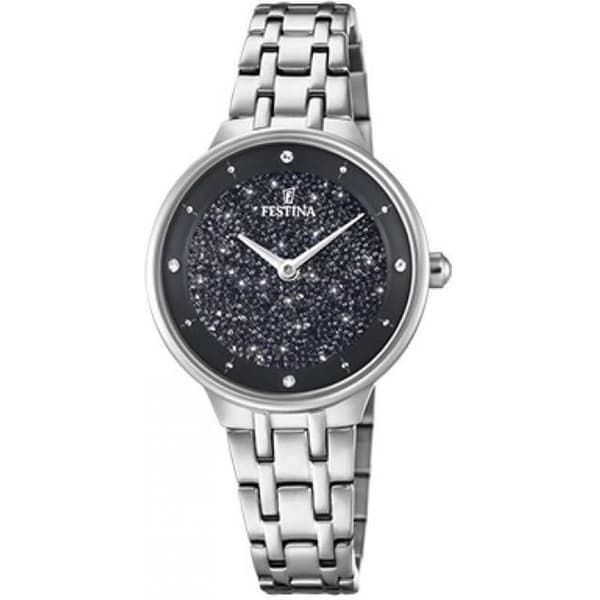 Festina Mademoiselle Watch - F20382/3 - Swarovski Crystals Steel Damklocka