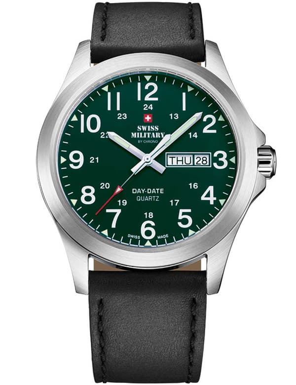 Mens Watch Swiss Military SMP36040.30, Quartz, 42mm, 5ATM