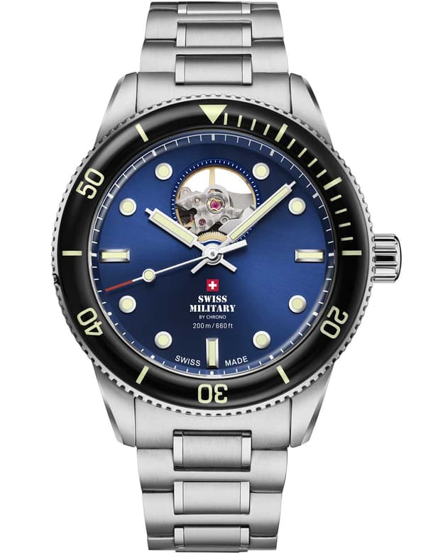 Mens Watch Swiss Military SMA34106.12, Automatic, 42mm, 20ATM