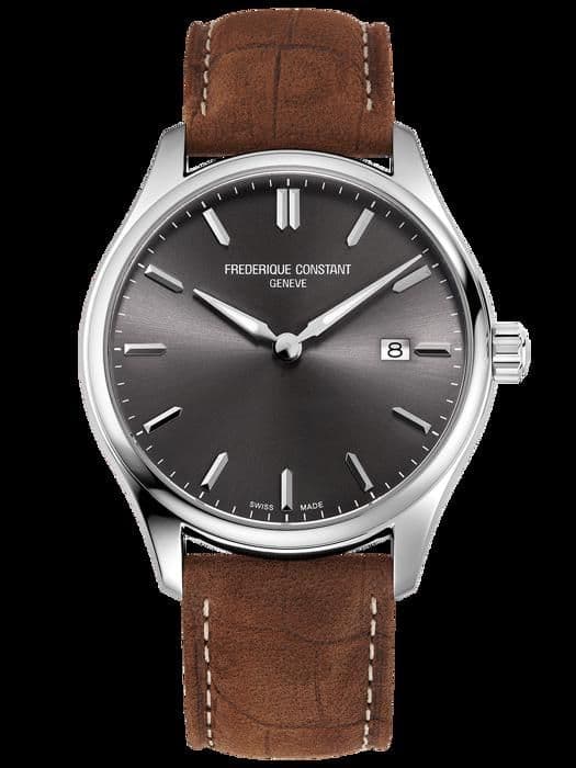 Frédérique Constant – Herrklocka – Kvarts – Analog – Brunt läderband – FC-220DGS5B6