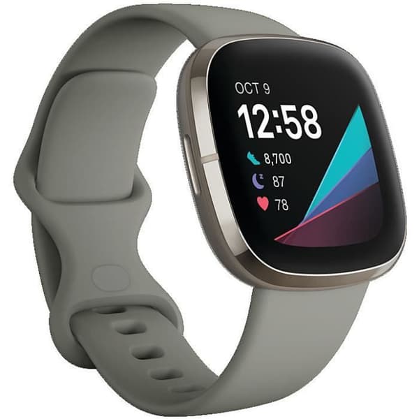 smartwatch unisex Fitbit Sense Grön FB512SRSG