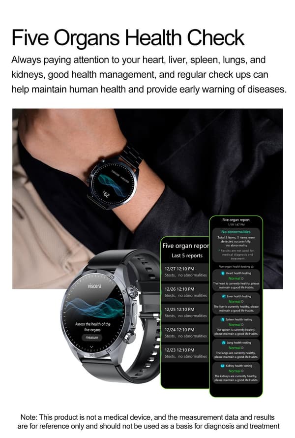 INF Smartwatch med avanceret sundhedsovervågning