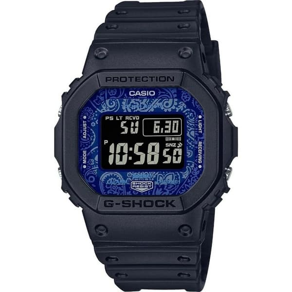 Herrklocka Casio G-Shock GW-B5600BP-1ER COLLECTION BLUE PAISLEY SERIE ***SPECIAL PRICE*** Svart Blå