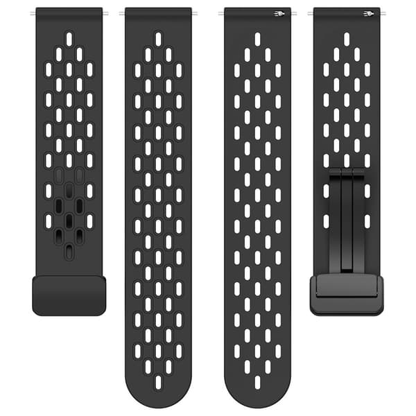 Silikonarmband till Samsung Galaxy Watch 7 20mm - Svart