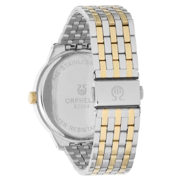 ORPHELIA - Herrklocka - Kvarts - Analog - Armband i rostfritt stål - Tvåfärgad - OR62504