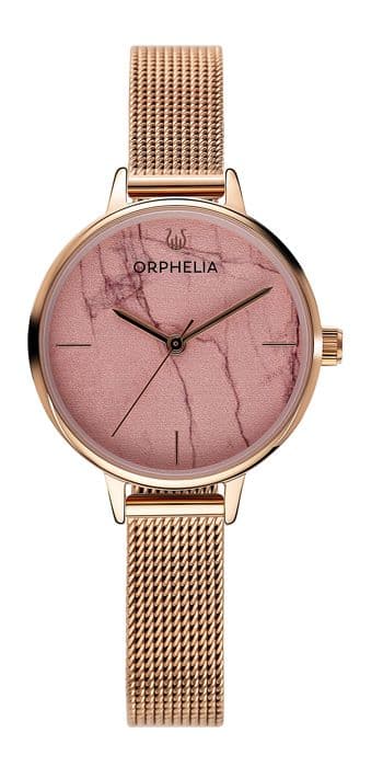 Klocka - ORPHELIA - OR12904 - Kvarts - Rostfritt stål - Ip-rosé