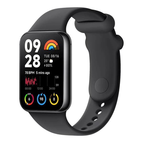 Xiaomi Smart Band 8 Pro -aktiivisuusseuranta AMOLED-näytöllä ja kehittyneillä terveysominaisuuksilla - Musta musta