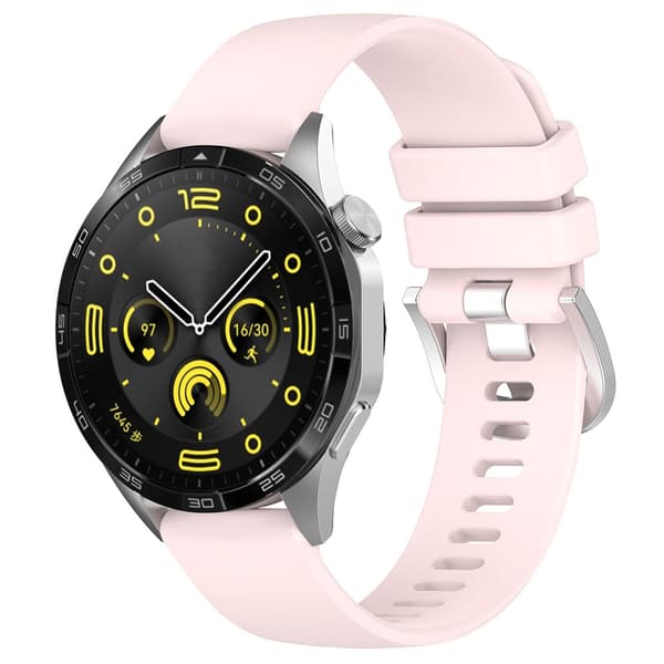Silikonearmbånd 18mm til Huawei Watch GT 4 41mm - Pink