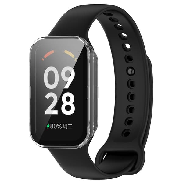 Beskyttelsescover med hærdet film til Xiaomi Band 8 Active og Redmi Band 2 - Klar