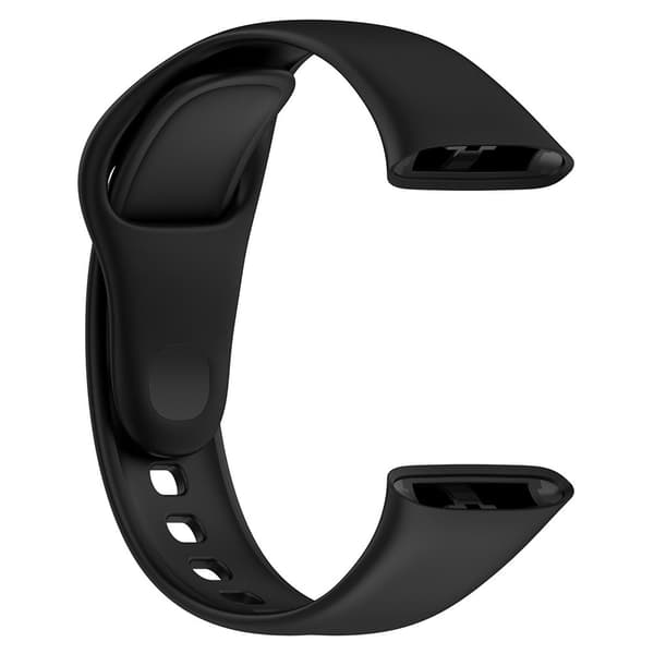 Silikonearmbånd til Xiaomi Redmi Watch 3 - Sort