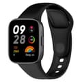 Miniatyrbillede 2 af 3: Silikonearmbånd til Xiaomi Redmi Watch 3 - Sort