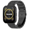 Miniatyrbilde 2 av 3: Metallarmbånd 20 mm for Amazfit Bip 5 - Svart