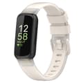 Miniatyrbillede 2 af 3: Silikonearmbånd til Fitbit Inspire 3 - Starlight/Clear