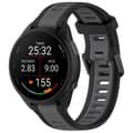 Pikkukuva 2 / 3: Silikoniranneke Garmin Forerunner 165 22mm - Musta - Garmin Forerunner 165 - musta