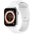 Miniatyrbild 1 av 2: Silikonarmband till Apple Watch 42 / 44 / 45 / 49mm - Vit
