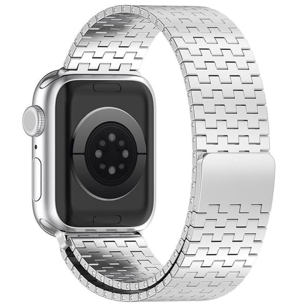 Metallarmband med magnet till Apple Watch 38 / 40 / 41mm - Silver