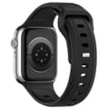 Miniatyrbilde 2 av 2: Silikonarmbånd for Apple Watch 38/40/41 mm - Svart