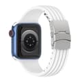 Miniatyrbillede 2 af 3: Silikonearmbånd til Apple Watch 38/40/41mm - Hvid